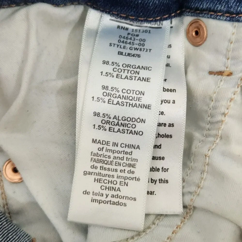 Good American Blue Jeans Good‎ Waist 2/26 GW873T